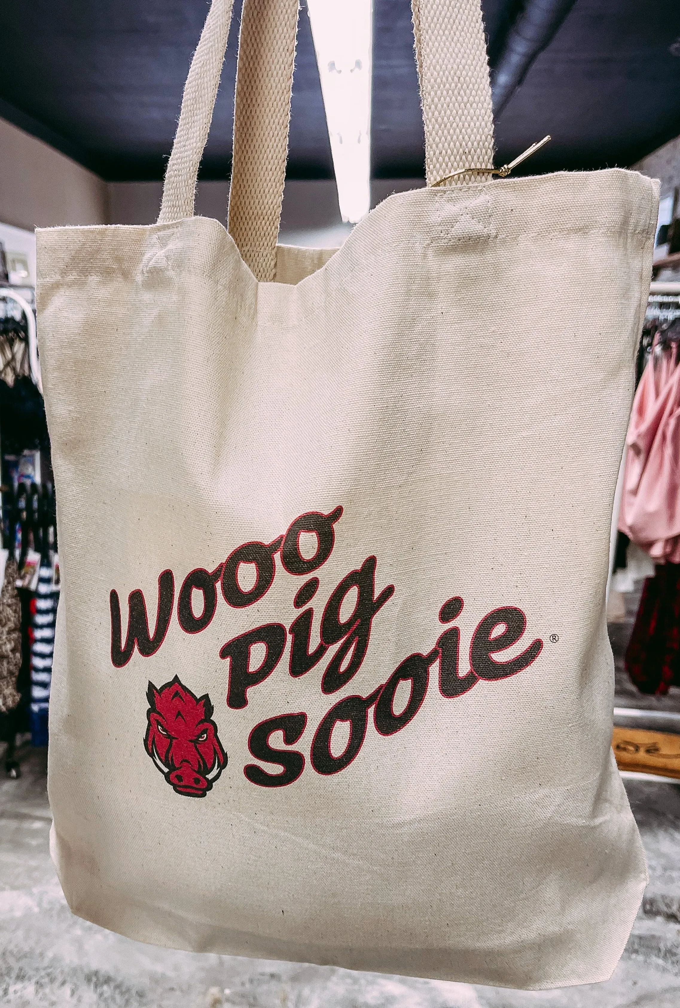 CANVAS TOTE - WOOO PIG SOOIE