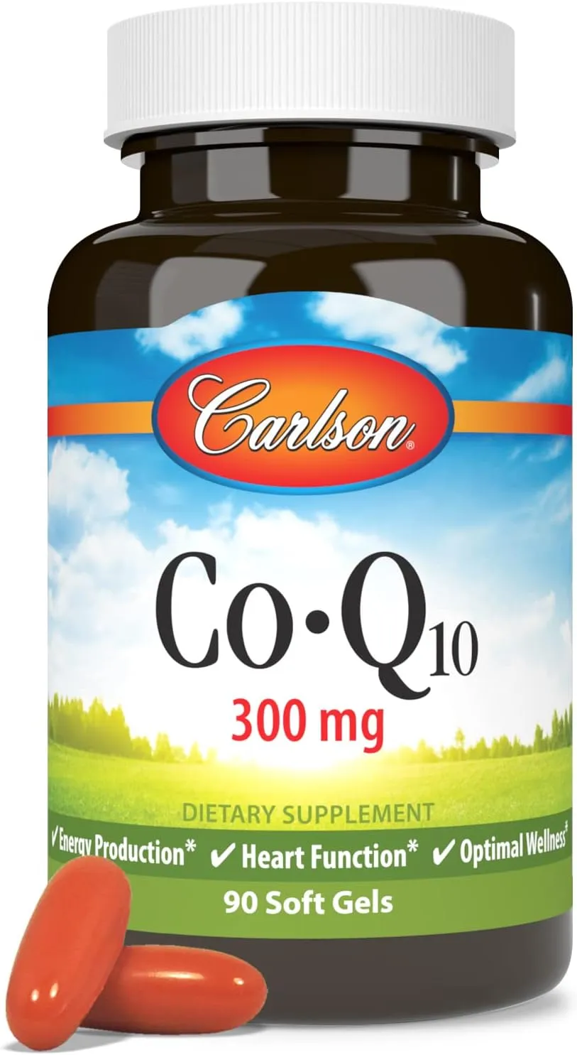 Carlson Coq10 300mg, 90 Softgels