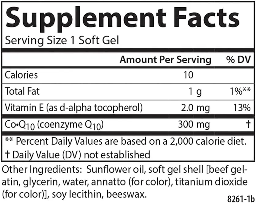 Carlson Coq10 300mg, 90 Softgels