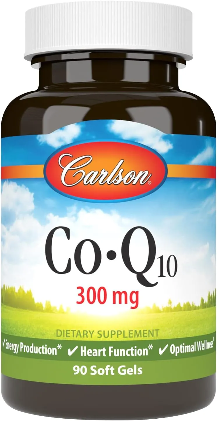Carlson Coq10 300mg, 90 Softgels