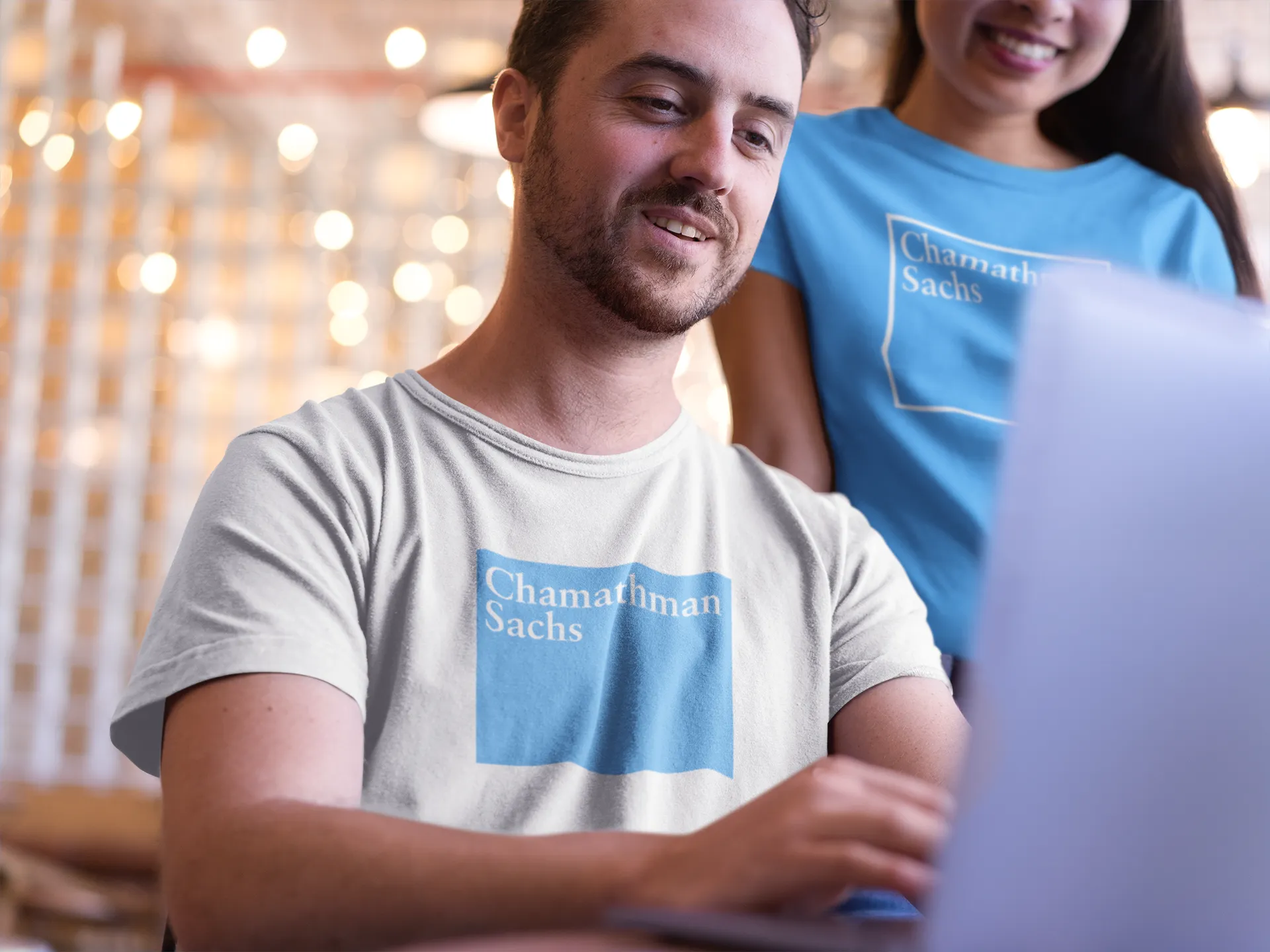 Chamathman Sachs - (Chamath Palihapitiya Goldman Sachs Parody) Short sleeve t-shirt