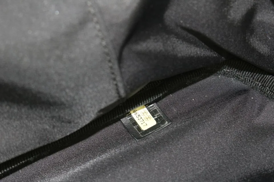 Chanel Black New Line Suitcase Messenger Luggage 93ca10
