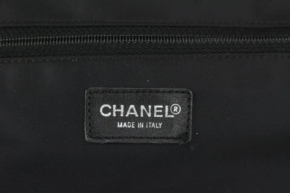 Chanel Black New Line Suitcase Messenger Luggage 93ca10