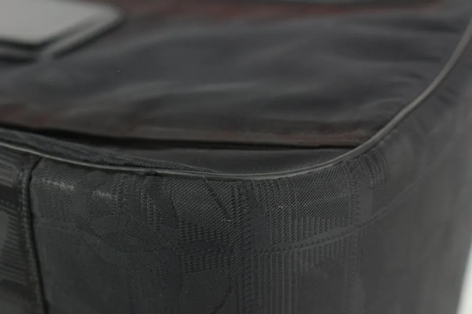 Chanel Black New Line Suitcase Messenger Luggage 93ca10