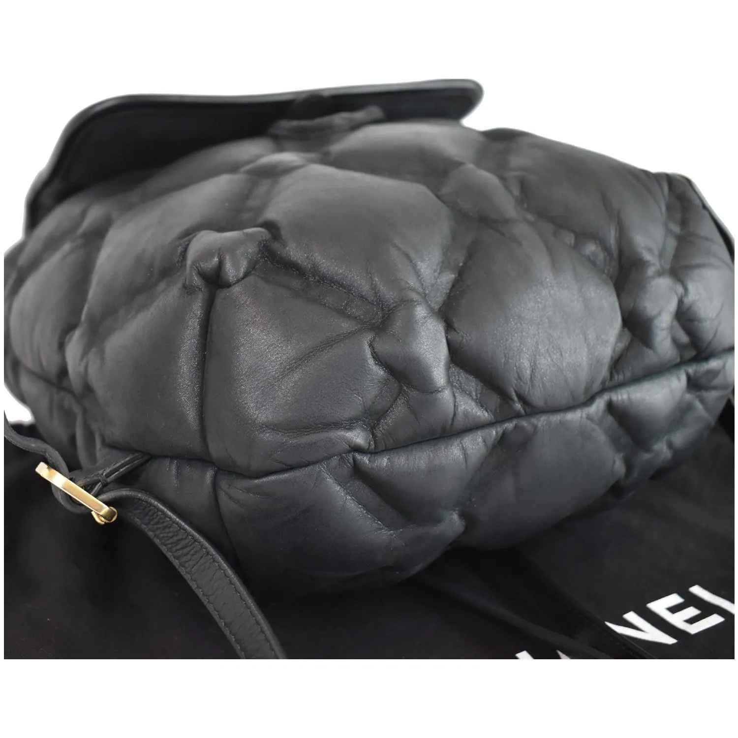 CHANEL Chesterfield Quilted Calfskin Backpack Black