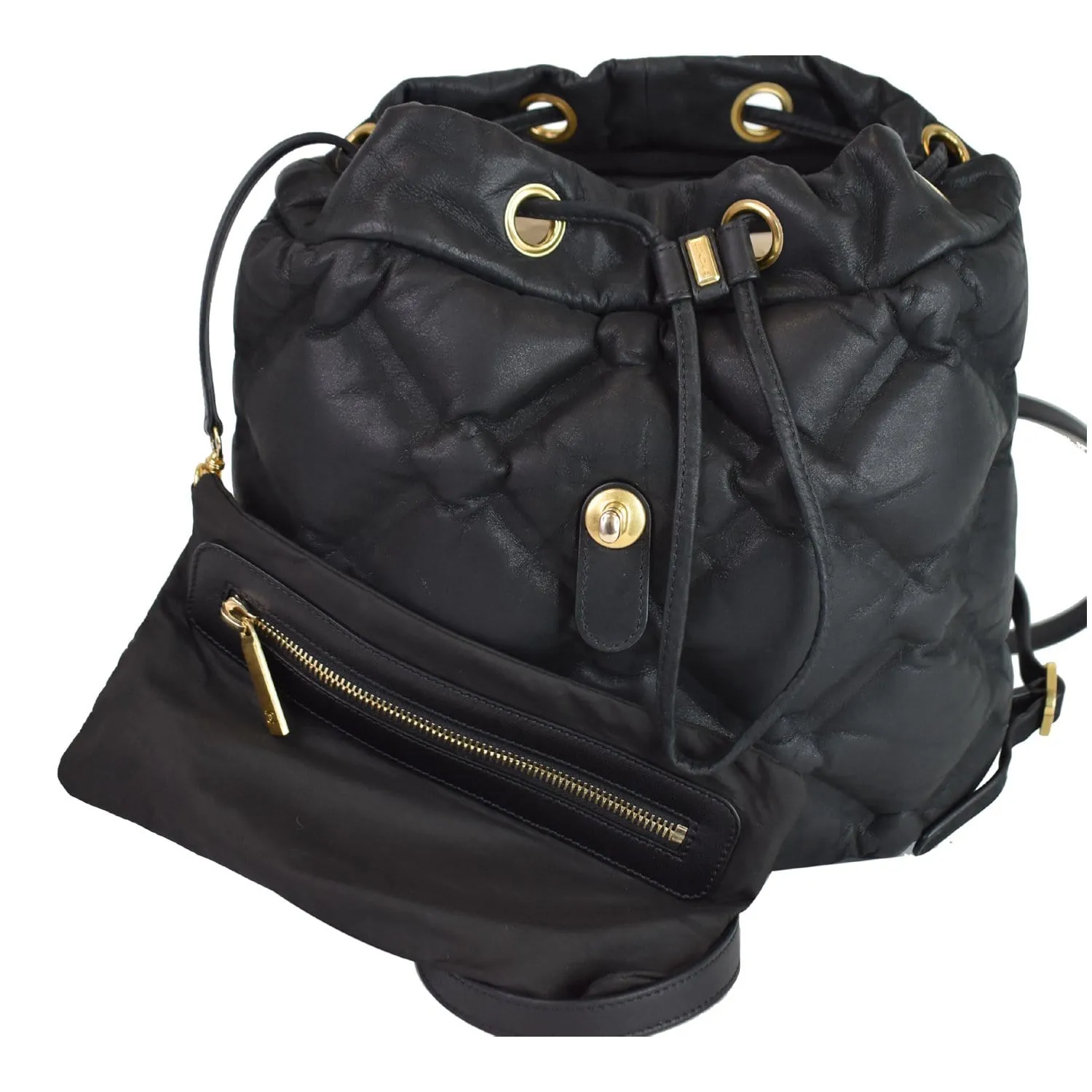 CHANEL Chesterfield Quilted Calfskin Backpack Black