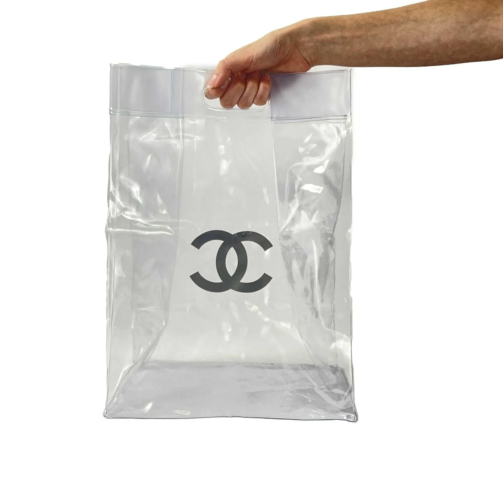 CHANEL - *Rare* 2018 VIP Runway Gift Clear PVC CC Tote