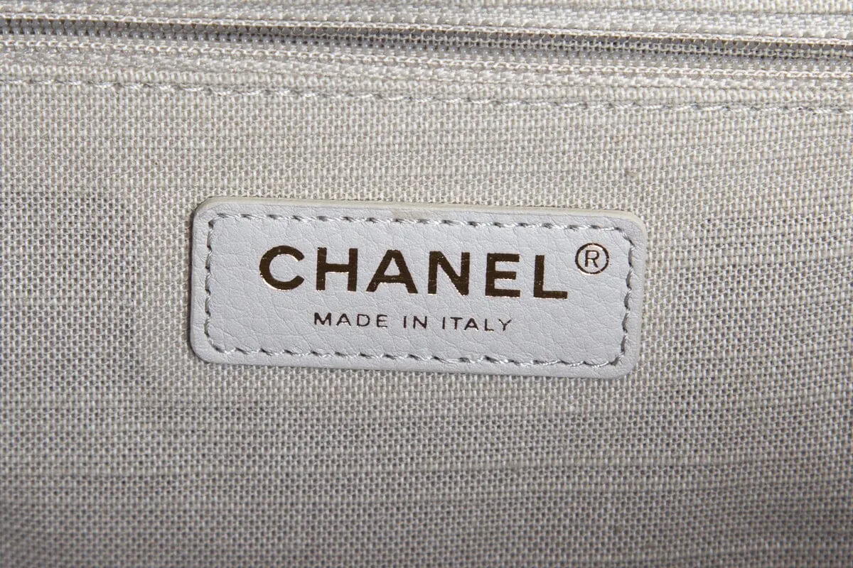 Chanel Small Purple Deauville MM Tote