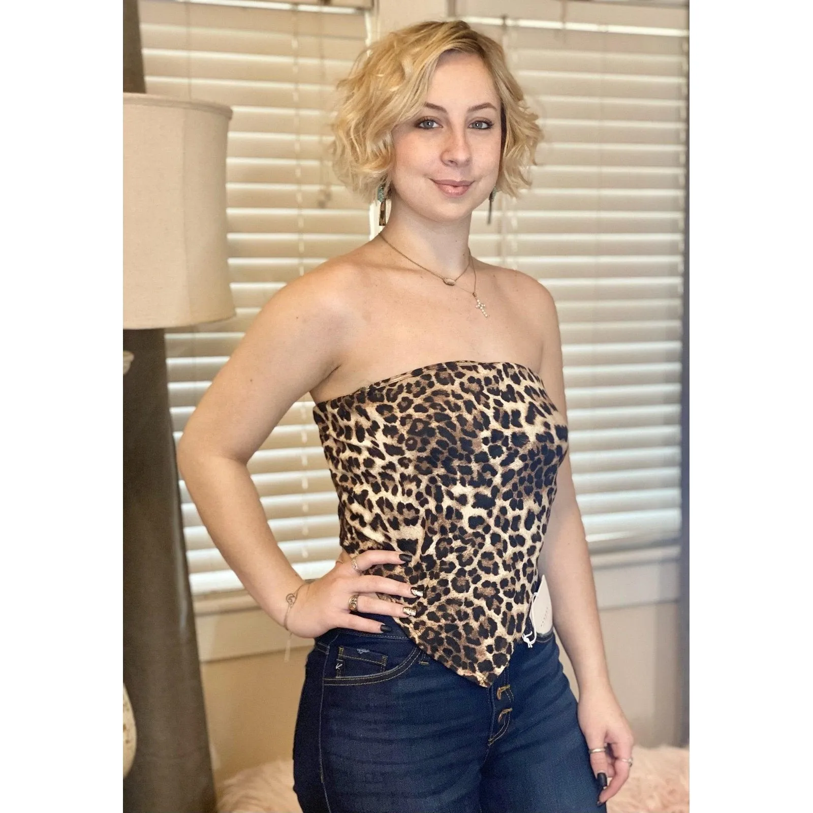 Cheetah Bandana Top