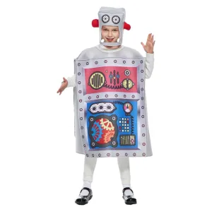 Childrenswear Kids Children Halloween Performance Costume Robot Cosplay Costume Set