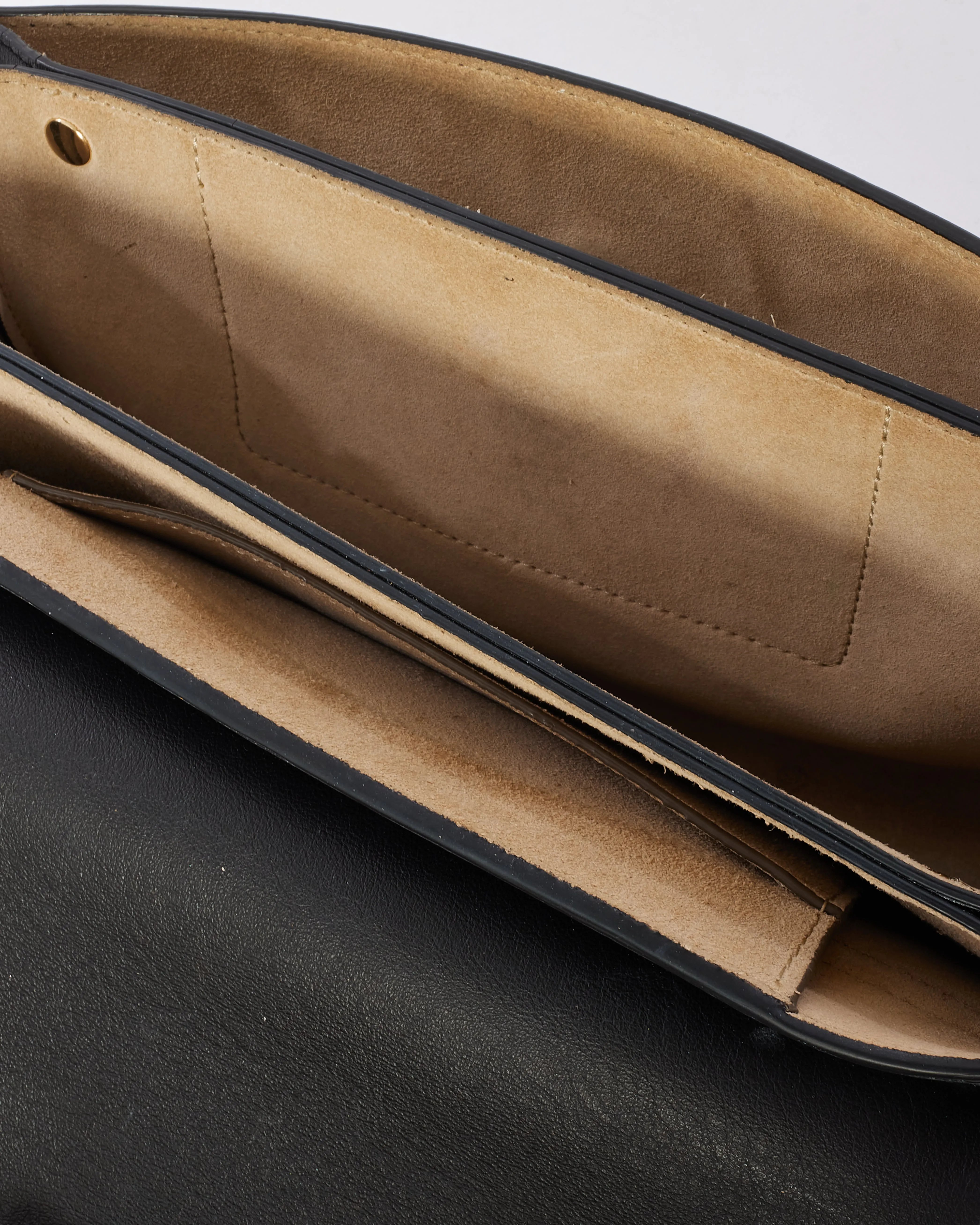 Chloé Black Suede & Leather Faye Crossbody Bag