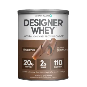 Chocolate Designer Whey 12 oz : 100% Whey Protein Powder | Designer Protein®