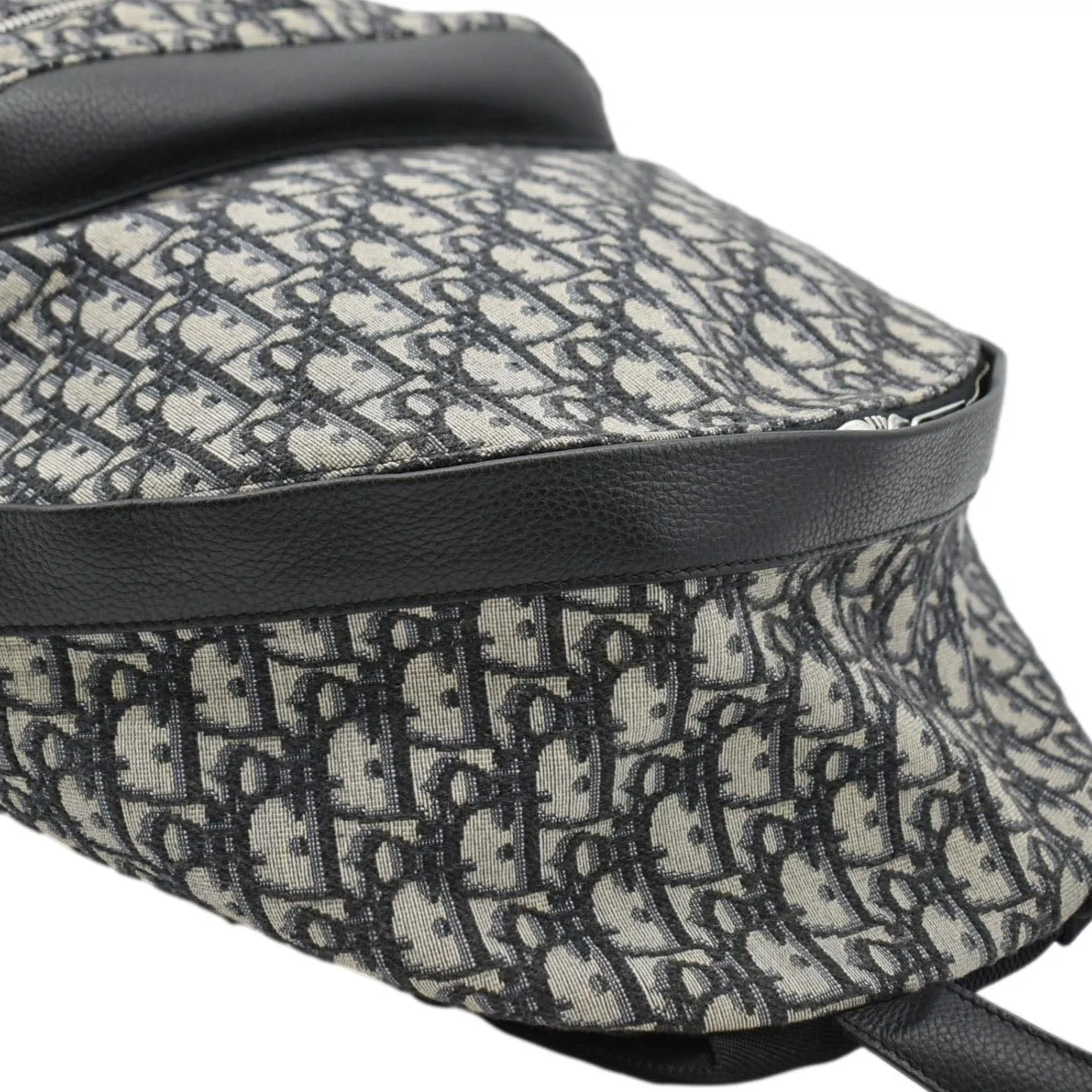 CHRISTIAN DIOR Kids Rider Mini Oblique Jacquard Backpack Beige