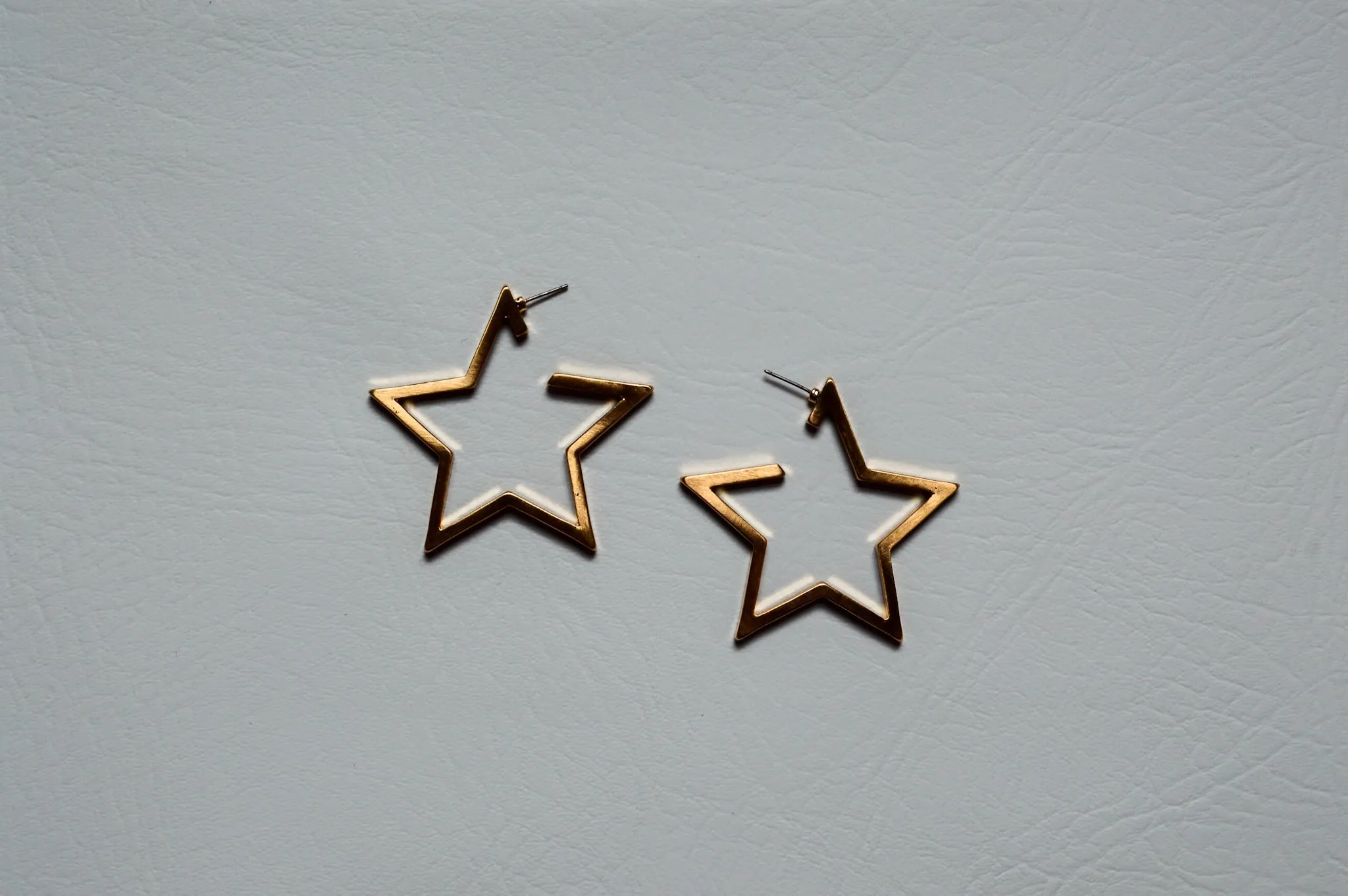 Chunky Star Hoops