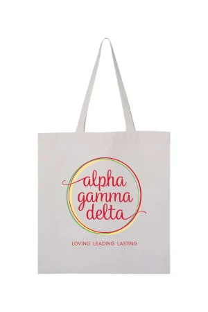 Circle Alpha Gamma Delta Tote