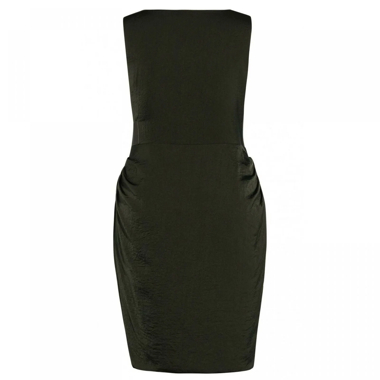 City Chic Trendy Women's Plus Size Satin Ruffled Wrap Dress