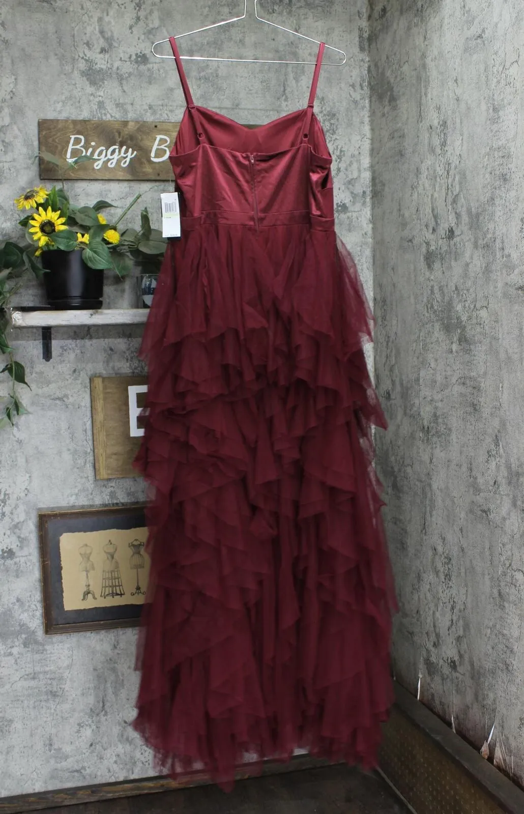 City Studios Womens Trendy Plus Size Corset-Bodice Prom Gown Dress 5892QM2PD1