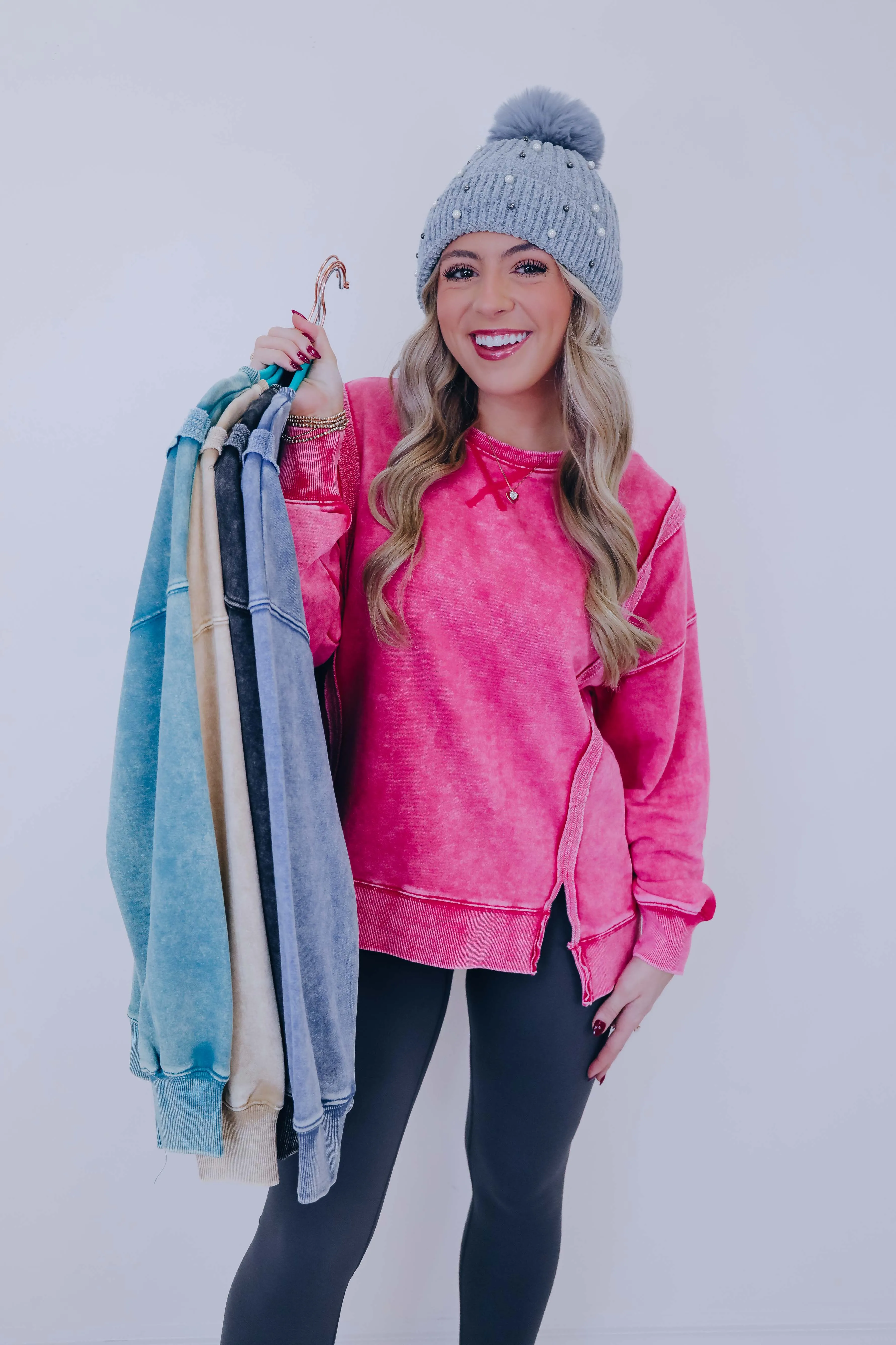 Classic Comfort Mineral Washed Top - 5 Colors