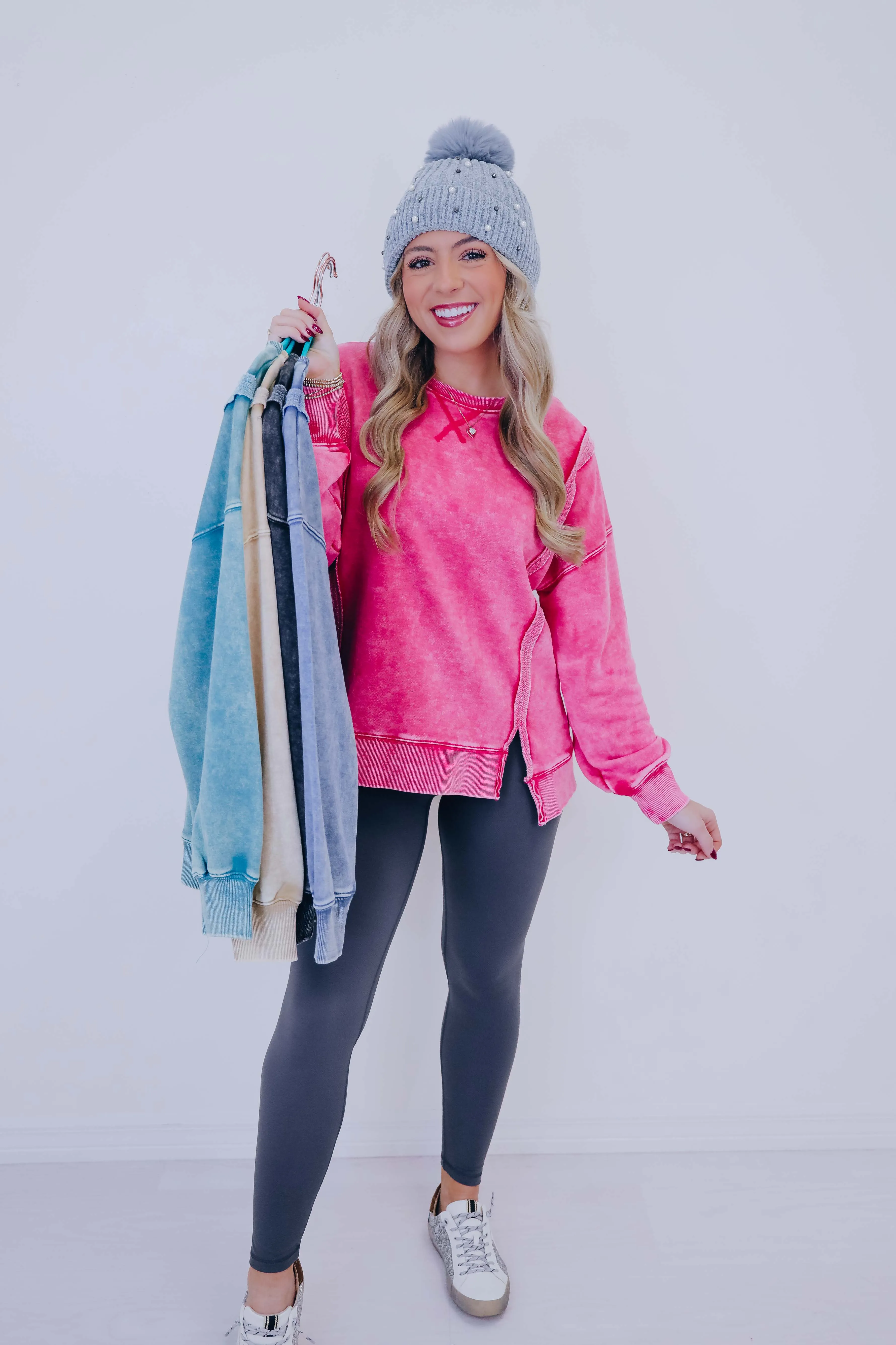 Classic Comfort Mineral Washed Top - 5 Colors