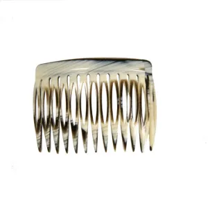 Classic Small Corne Noire Side Comb