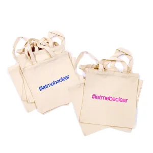clear start tote bag