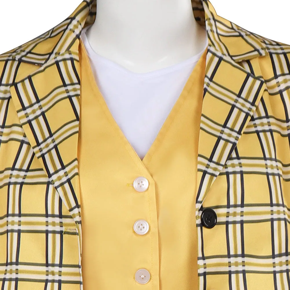 Clueless Cher Cosplay Costume Millennial Outfits Halloween Carnival Suit