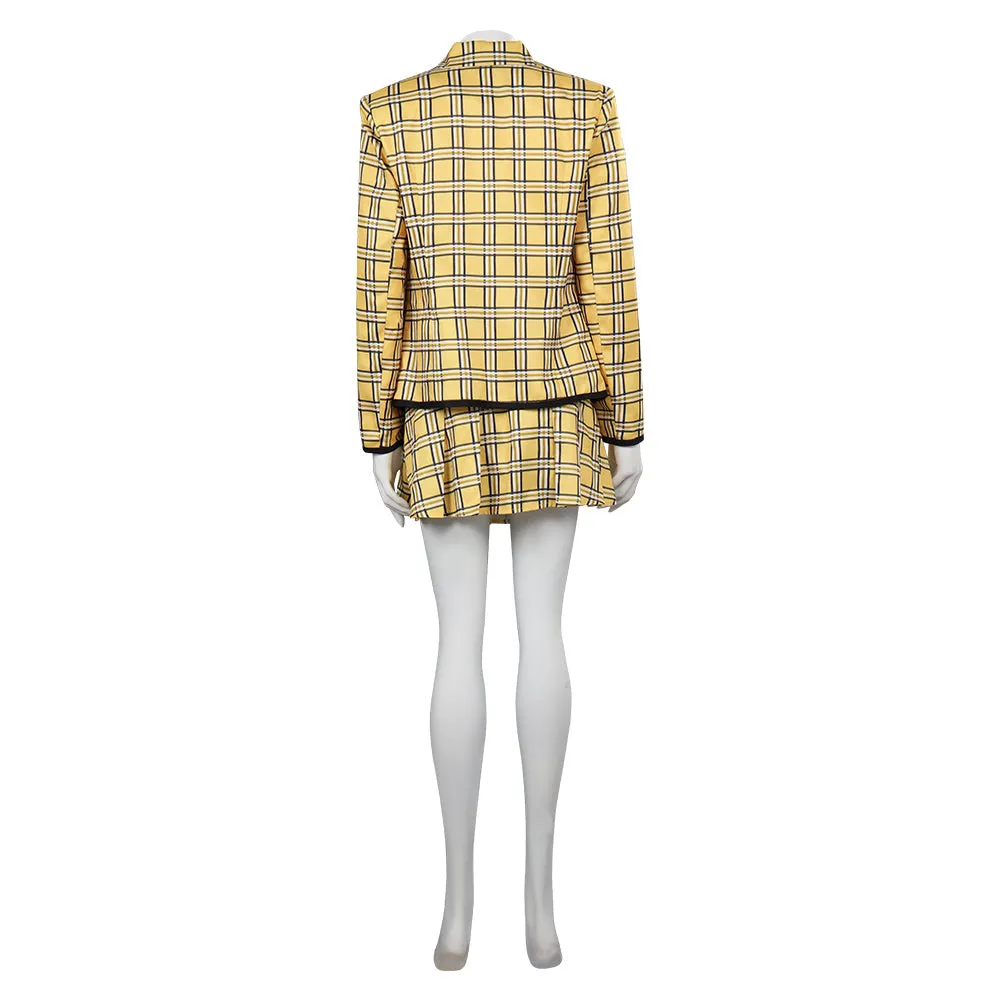 Clueless Cher Cosplay Costume Millennial Outfits Halloween Carnival Suit