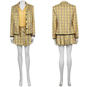 Clueless Cher Cosplay Costume Millennial Outfits Halloween Carnival Suit