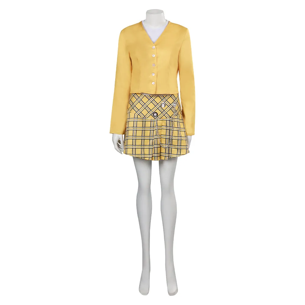 Clueless Cher Cosplay Costume Millennial Outfits Halloween Carnival Suit