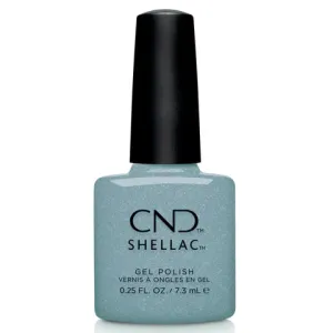 CND Shellac Teal Textile