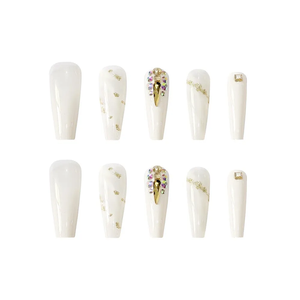 Coffin luxury marble white queen