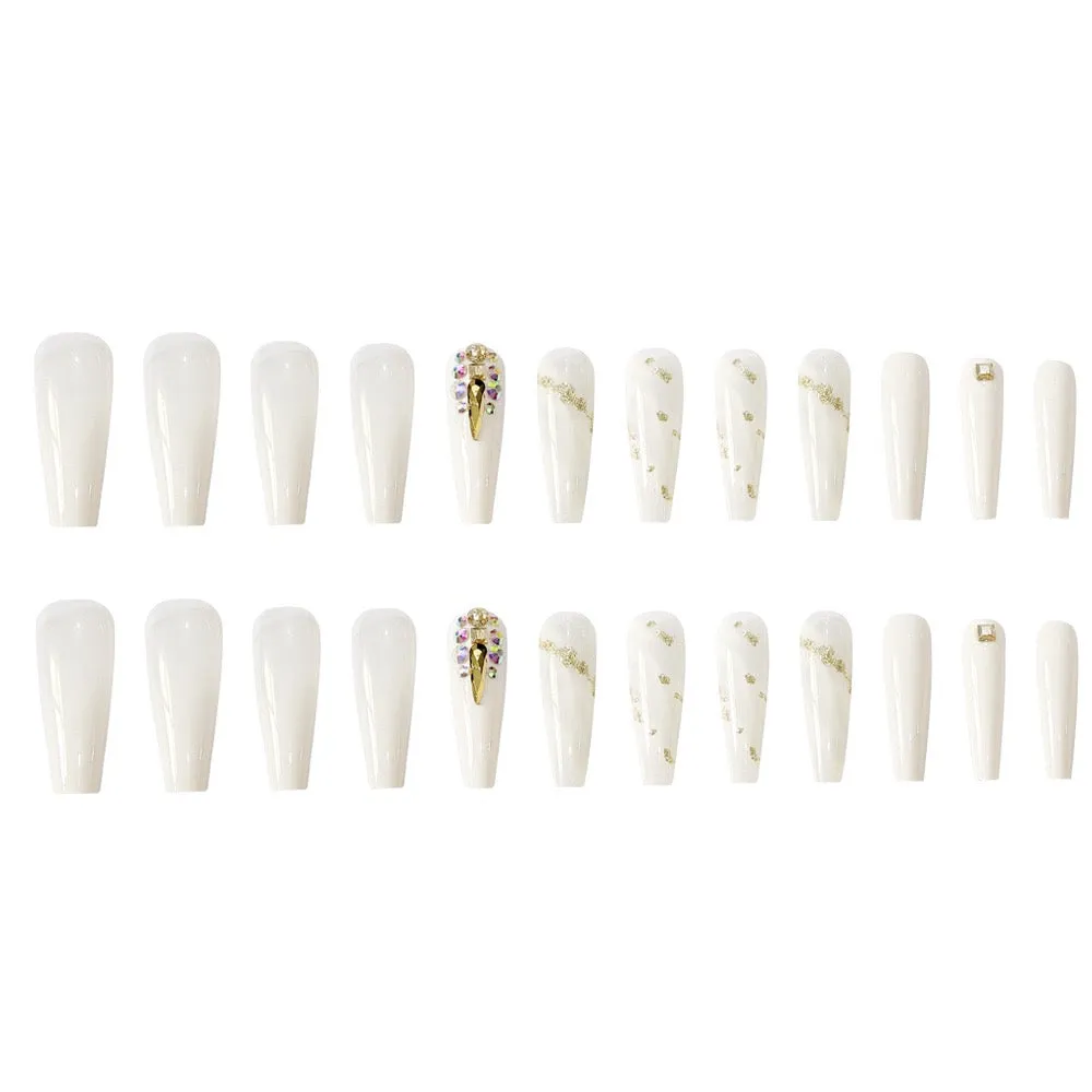 Coffin luxury marble white queen