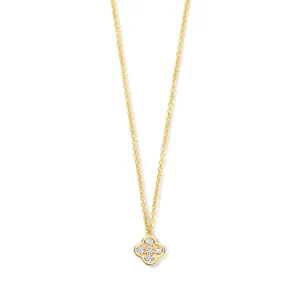 Collier avec motif - Or Jaune, Diamants (067070A)