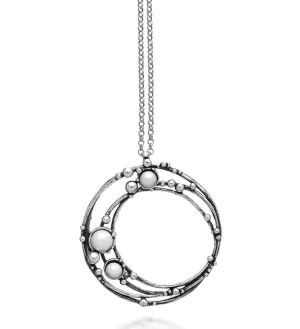 Collier Giovanni Raspini - Ad Astra, Argent et Perle (11032)
