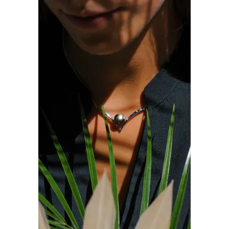 Collier IZA-B - Archipel, Argent, Perles de Tahiti (FEZ20N007HP)