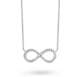 Collier Naiomy Infini - Argent et zircons (N4C10)