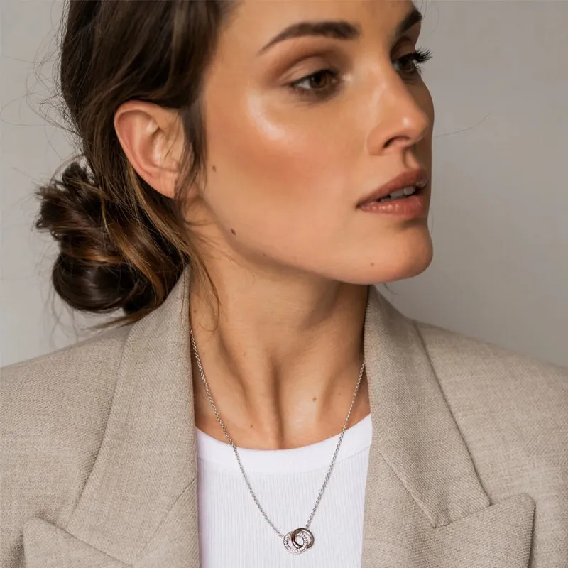 Collier TI SENTO - Argent, zircons (3822ZI)