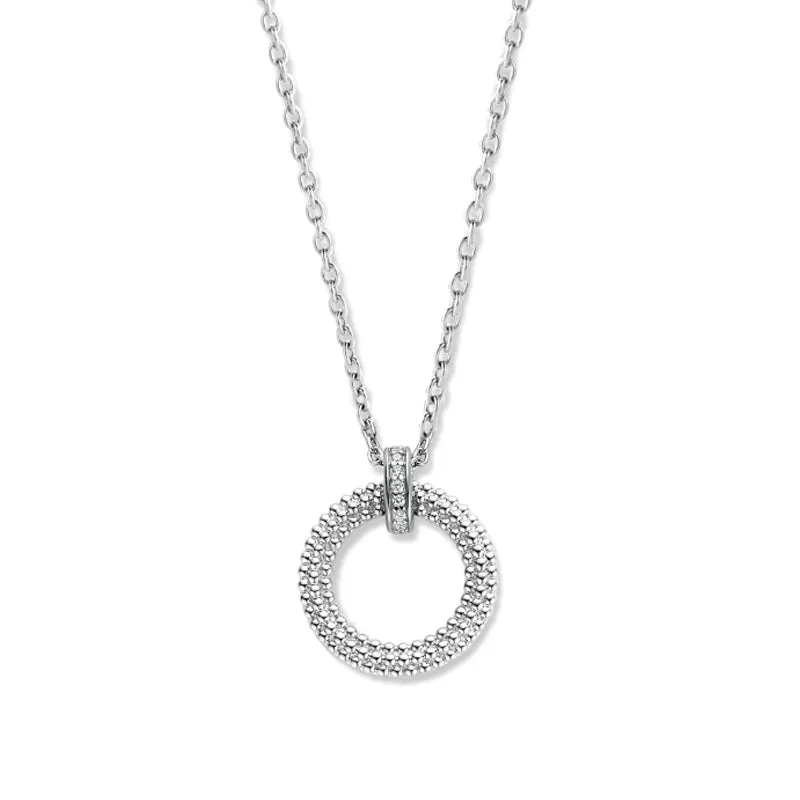 Collier TI SENTO - Argent, zircons (3999ZI)