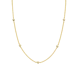 Collier TI SENTO - Plaqué Or et Zircons (3978ZY)