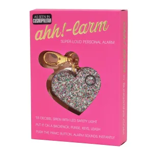 Confetti Glitter Heart Personal Alarm