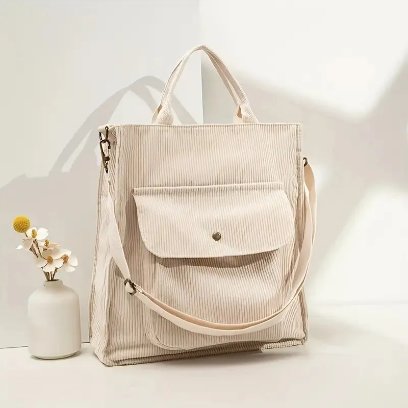 Corduroy Crossbody Bag for Women
