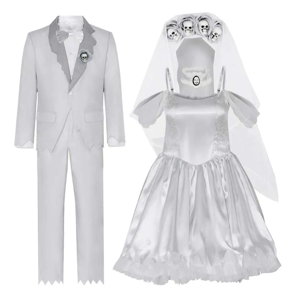 Corpse Bride Emily Cosplay Costume Outfits Halloween Carnival Suit