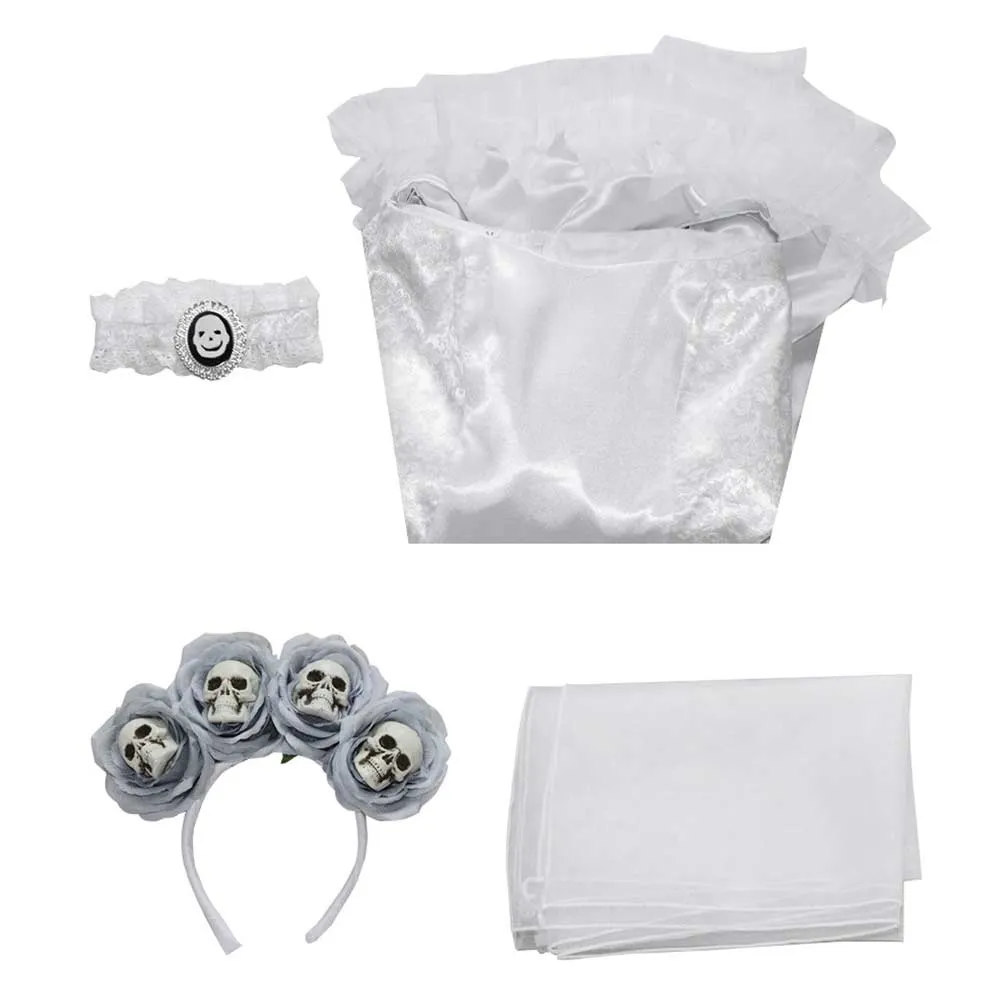 Corpse Bride Emily Cosplay Costume Outfits Halloween Carnival Suit