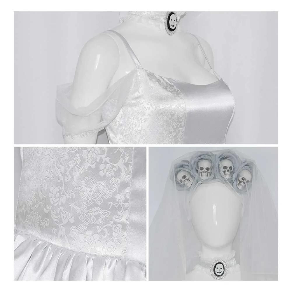 Corpse Bride Emily Cosplay Costume Outfits Halloween Carnival Suit