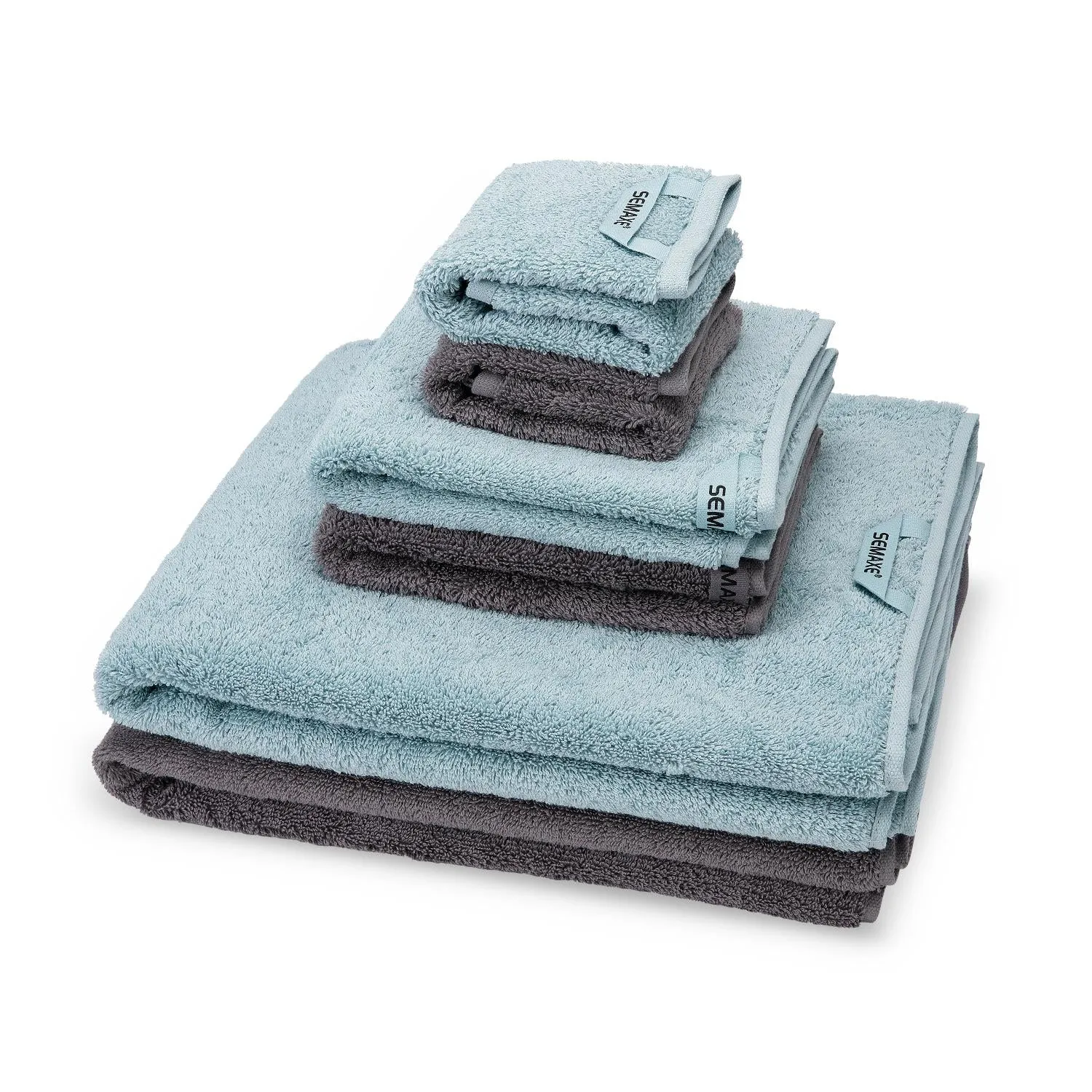Cotton Grey Bathroom Hand Towels