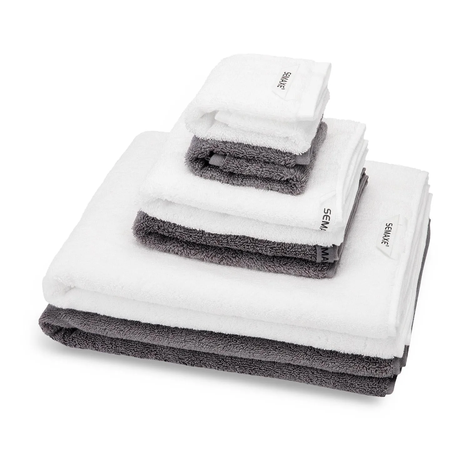 Cotton Grey Bathroom Hand Towels
