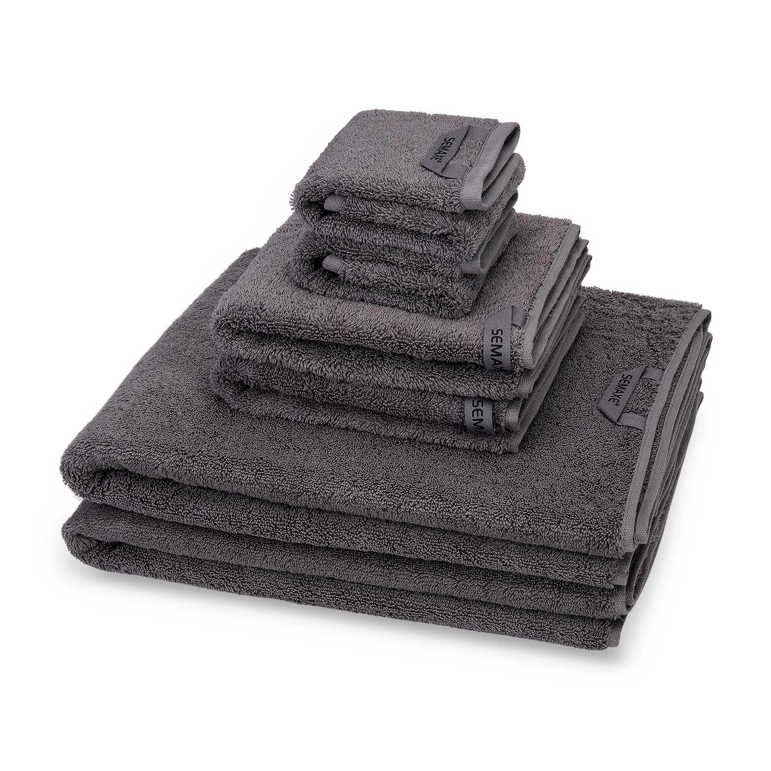 Cotton Grey Bathroom Hand Towels