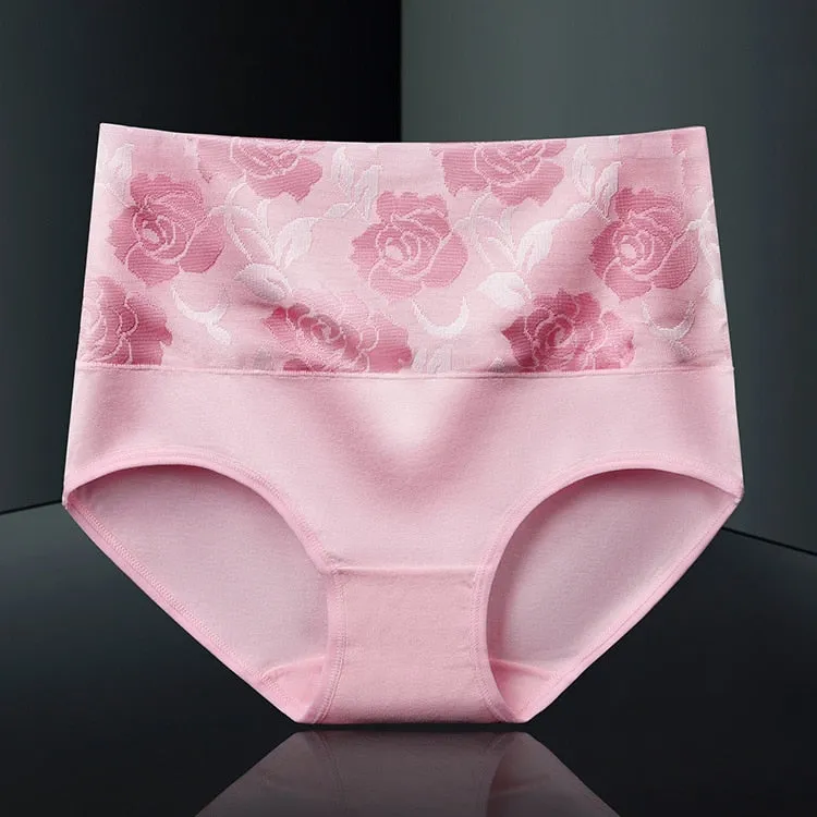 Cotton High Waist Abdominal Slimming Antibacterial Underwear