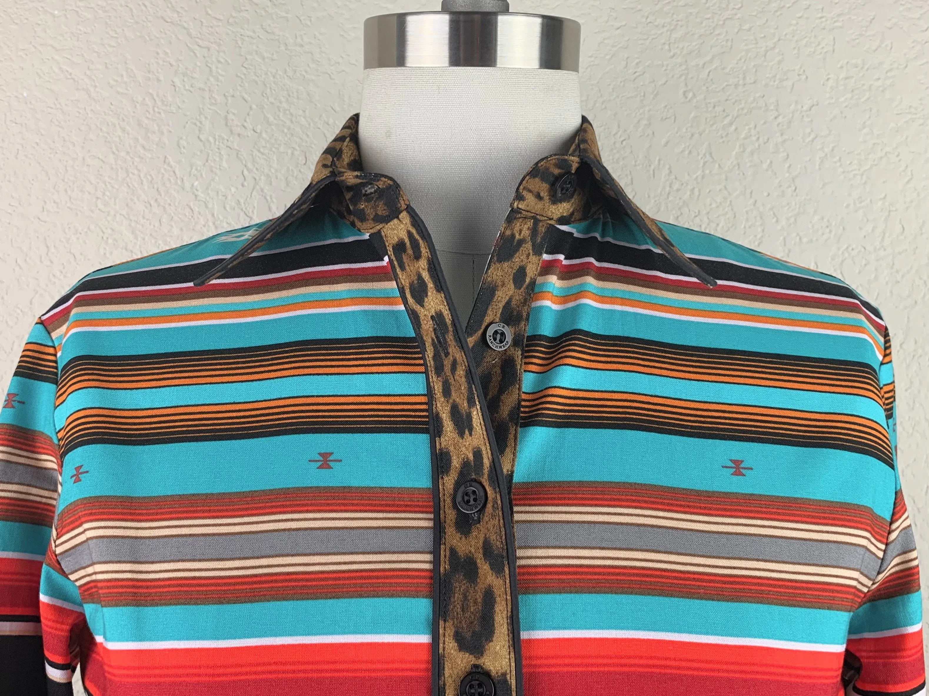 CR Western Pro Wild About Leopard Serape