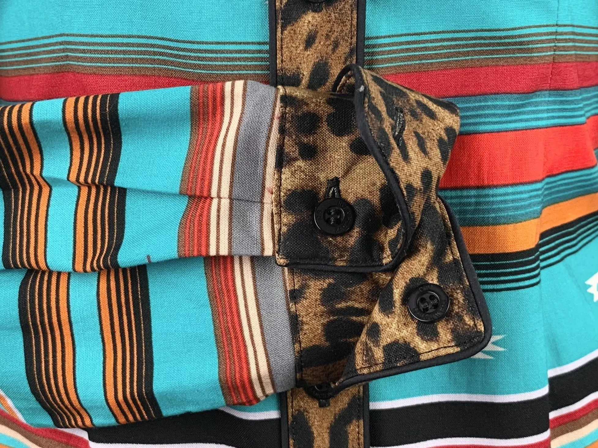 CR Western Pro Wild About Leopard Serape